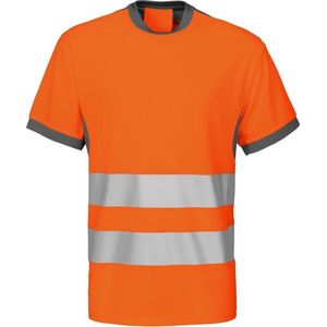 ProJob 6009 SIGNALISATIET-SHIRT EN ISO 20471 KLASSE 2 646009 - oranje/grijs - L