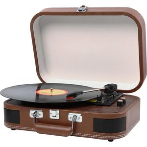 Equivera Platenspeler - Platenspeler met Bluetooth - Platenspeler Bluetooth - Platenspeler