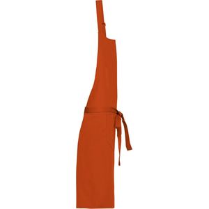 Schort/Tuniek/Werkblouse Unisex One Size Kariban Burnt Orange 100% Katoen