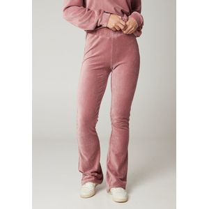 Protest Prtgarnet – Joggingbroek Dames – Tailleband elastiek – Velours huispak – Persiapink