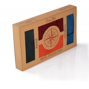 Merino warme wollen sokken, Gift Box of 4, 39-42