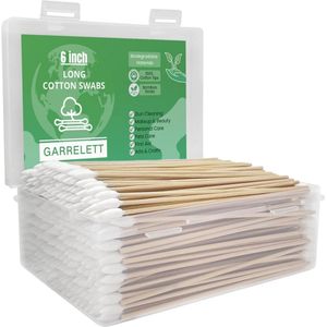 Katoenen en Bamboe Wattenstaafjes 15,5 cm - Ideaal voor Reiniging en Make-up