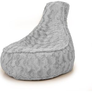 Drop & Sit - Zitzak/Stoel - Noa JR - imitatiebont - Grijs - 100 Liter