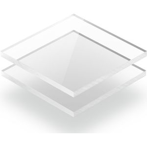 Polycarbonaat plaat 12 mm dik - 100 x 60 cm - Helder