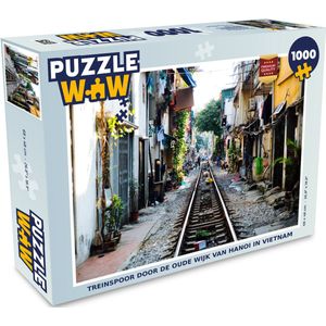 Puzzel Hanoi - Trein - Stad - Legpuzzel - Puzzel 1000 stukjes volwassenen