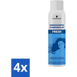 Schwarzkopf - Droogshampoo - Fresh - 150ml - Voordeelverpakking - 4 stuks