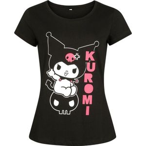 Hello Kitty Hello Kitty and Friends - Kuromi Dames T-shirt - zwart - 3XL