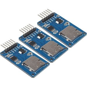 3 Stuks Micro SD Geheugenkaart Lezer SPI Module voor Arduino en Raspberry Pi