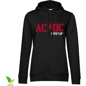 AC/DC Damen Pwr Up Girly Hoodie PS-57-ACDC014-H96-9 Black-M