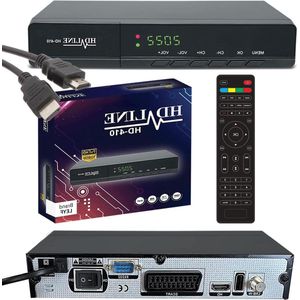Digitale satellietontvanger DVB-S DVB-S2 Full HD 1080p - Voorgeprogrammeerd voor Astra Hotbird Deursat - HD-kabel