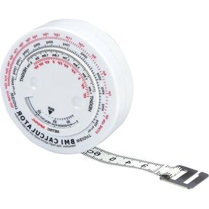 Fat Tape Measure Heart BMI Body Mass Index Tape Measure Calculator Body Muscle Diet Weight Loss - HTML Content Needed .