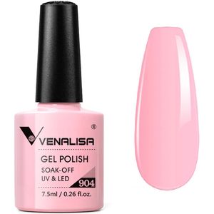 Venalisa UV Gellak Roze - 7.5 ml - Pastel Roze Gellak - Gellak Licht Roze - Gellak Pastel - Gellac Roze - Gellak Roze Nude - Gellak Pastel Kleuren - Gellak Pink - Gellak French Pink - Gellak Kleuren - Gellak Nagellak
