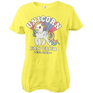My Little Pony Damen Unicorn Fan Club Girly Tee Yellow-S
