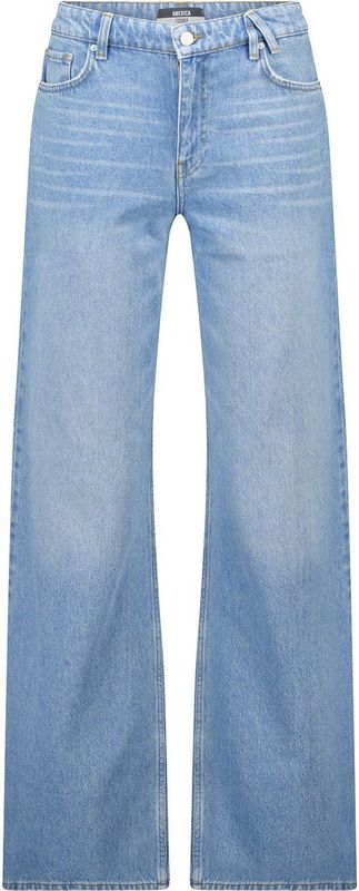 America Today wide leg jeans light blue denim