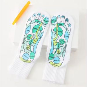 Reflexologie Sokken - Acupressuur - Voetreflexologie - 1 Paar - Voetmassage