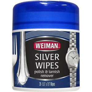 Weiman Silver Cleaner Jewellery 20 Wipes