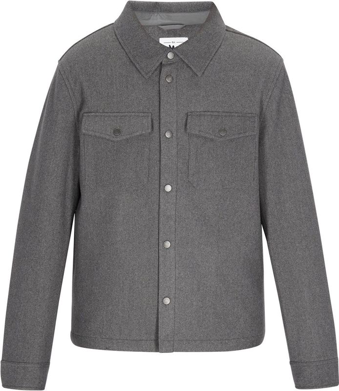 MO - Tussenjas - Grijs Gemêleerd - Licht Gevoerd - Normale Pasvorm