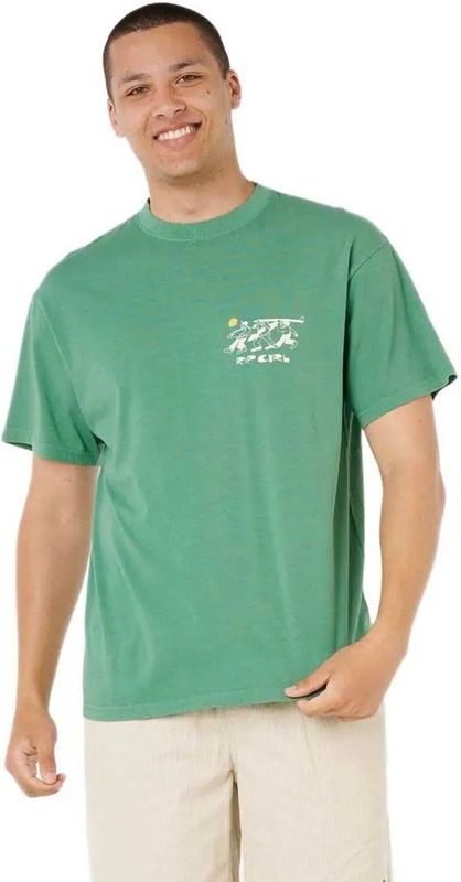 Rip Curl Aots Ty Williams Dudes T-shirt Met Korte Mouwen Groen M Man