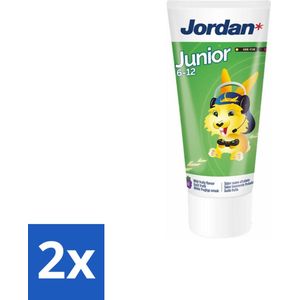Jordan - Junior - Tandpasta - 6-12 jaar - 50 ml - Voordeelverpakking - 2 stuks