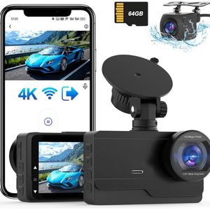 ApexArte® Dashcam voor Auto - Dualdashcam Voor en Achter - Full HD - 1080 - Zwart
