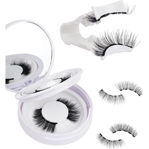 Magnetische Wimpers - Fluffy en Natuurlijk Uiterlijk - 2 Pairs Met Wimperkruller - Veilig en Herbruikbaar