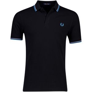 Fred Perry Twin tipped fred perry shirt - black lghsmok ocea