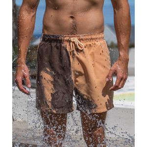 SEA'SONS - Zwembroek Jongens - Kleurveranderend - Snel drogend - Koraal Grijs - Maat 98/104