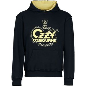 Ozzy Osbourne - Trui met Capuchon - Zwart-geel - Logo