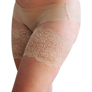 Bandelettes - Model Dolce - Kanten Elastische Dijenbanden - Beige