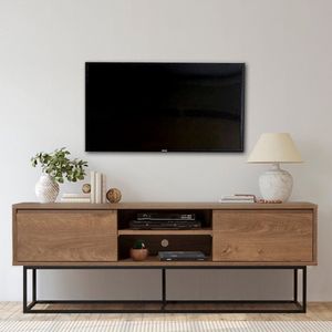 Emob- TV Meubel Tv - 140cm - Bruin