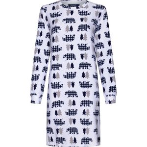 Rebelle - Febe - Nachthemd - Gebroken Wit - French Terry