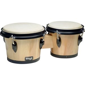 Stagg BW-100-N 6.5 en 7.5 inch houten bongo