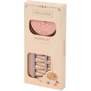 Wierook I Stokjes en kogeltjes I inclusief Luxe aardewerk schaaltje - Sandalwood