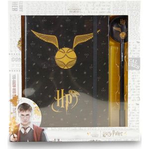Harry Potter - Notebook with Pen - Gift Set - Golden Wings - 100 pagina's