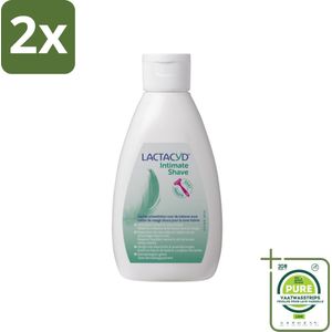 Lactacyd – Intimate Shave – Scheerlotion – 200 ml - Voordeelverpakking - 2 stuks - Intieme scheerlotion - Gevoelige huid
