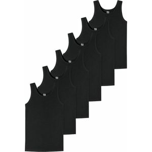 Schiesser Jongens onderhemd 6 pack Teens Boys - 95/5 Organic Cotton