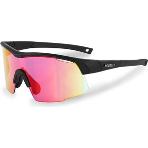 Rogelli Pulse Sportbril - Fietsbril - Unisex - Zwart - Maat ONE SIZE