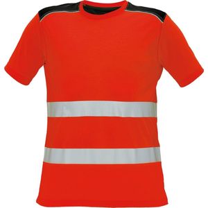 Knoxfield Signalisatie T-shirt HV EN471 fluor rood, maat S