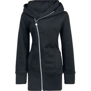 R.E.D. ROCK-ENGINEERED DESIGN Zwart lang sweatjack Vrouwen - 4XL