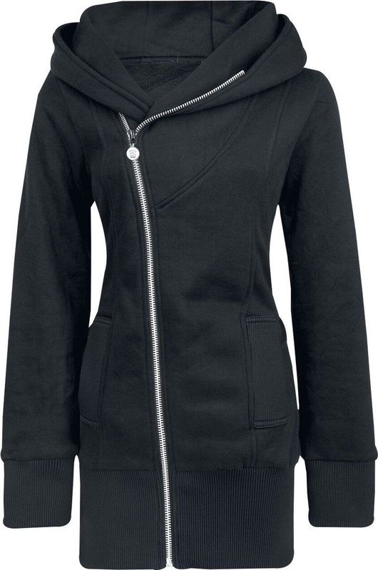 R.E.D. - Rock-Engineered Design - Lang Sweatjack - Zwart - Dames - 4XL