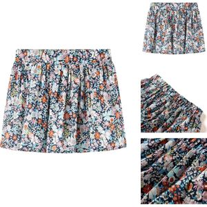 vidaXL Kinderrokje - Kinderrokjes - Rokje Voor Meisje - Meisjesrok - Kinderrokje 128 donkerblauw