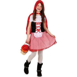 Roodkapjeskostuum voor meisjes - Verkleedkleding - 134-146