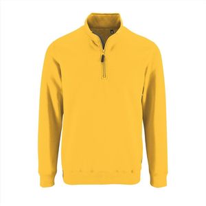 SOL'S Men´s Zip High Collar Sweatshirt Stan L02088 - Gold - 3XL
