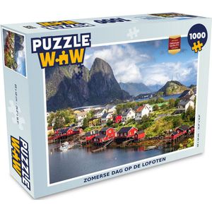 Puzzel Zomerse dag op de Lofoten - Legpuzzel - Puzzel 1000 stukjes volwassenen