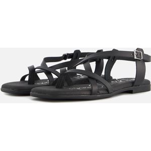 Oh My Sandals Athena Sandalen zwart Leer - Dames - Maat 42