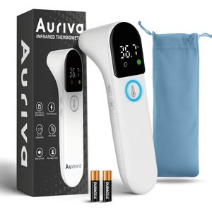 Auriva - Professionele Oorthermometer - Wit - Koortsthermometer voor Volwassenen en Kinderen