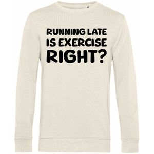 7431 - Sweater - Running late-Off White-S