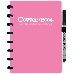 Correctbook Uitwisbaar notitieboek Original A5 Blossom Pink - Blanco