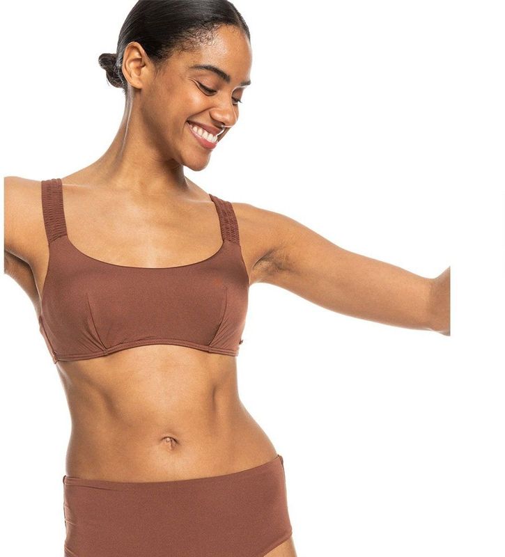 Roxy - Silky Island - Bikinitop - Zwart - Gerecycled Nylon - D-Cup