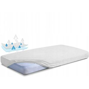 Waterdicht Frottee Hoeslaken 160x200cm Grijs